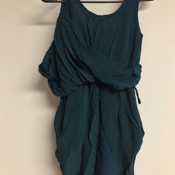 BLUE GREEN ONE PIECE DRESS LOVE CULTURE - Picture 5 of 5